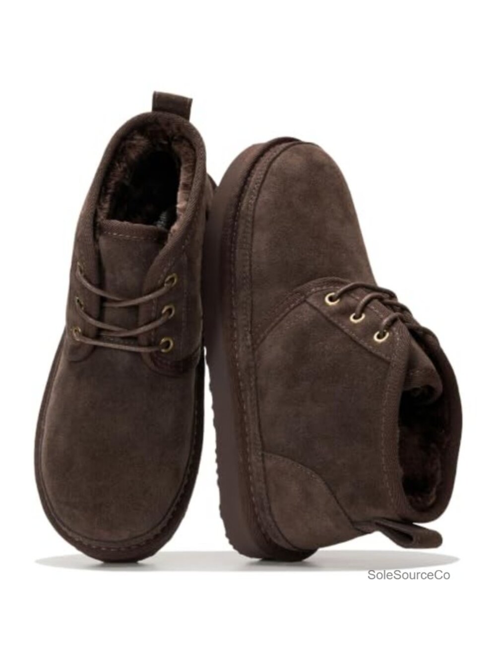Genuine Leather Ankle Boots Memory Foam Fur Lined Women's Booties